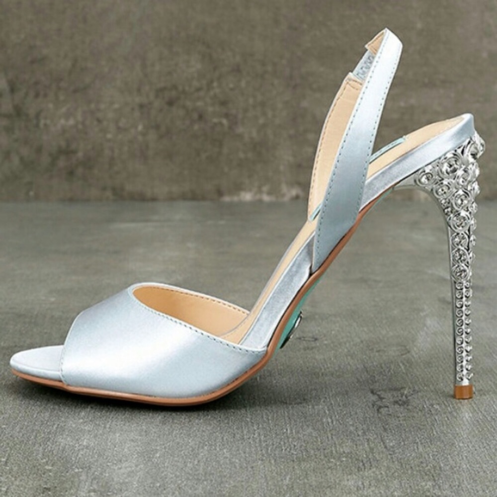 Betsey Johnson Naomi Satin Heels